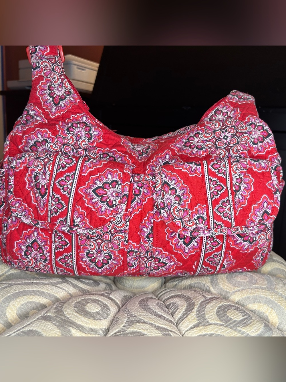 Vera Bradley Frankly Scarlet Cargo Sling